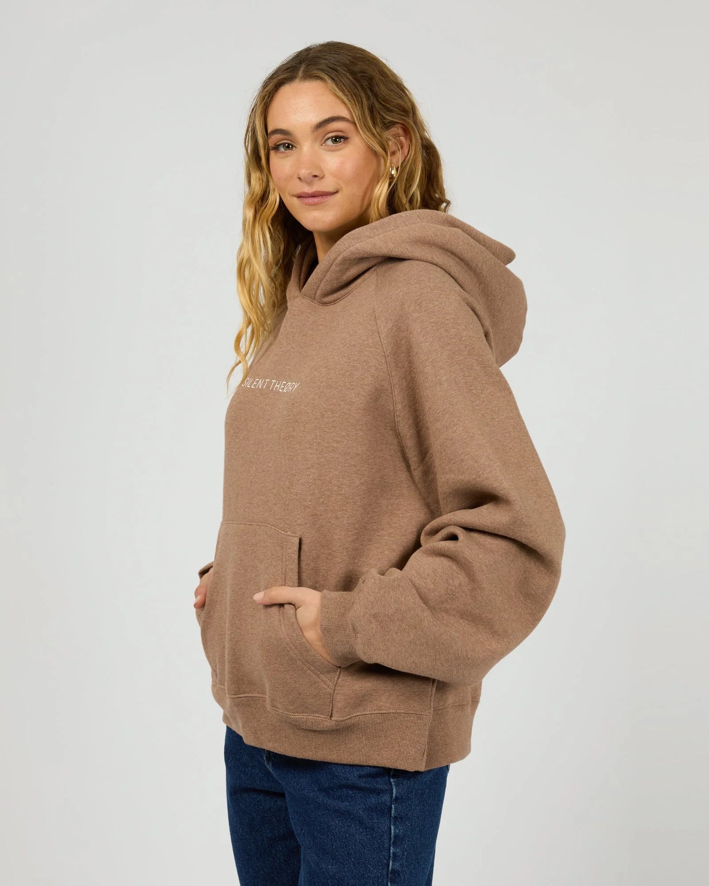Silent Theory Logo Hoodie | Brown