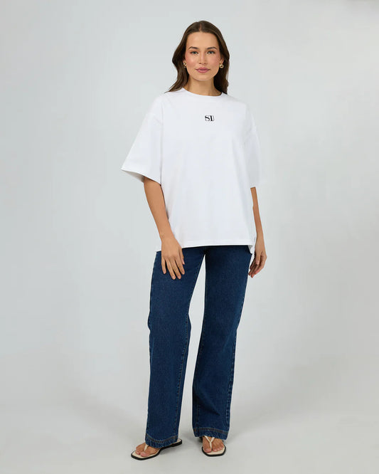 SILENT THEORY SILENT LUXE TEE WHITE