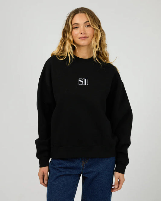 SILENT THEORY SILENT LUXE CREW BLACK