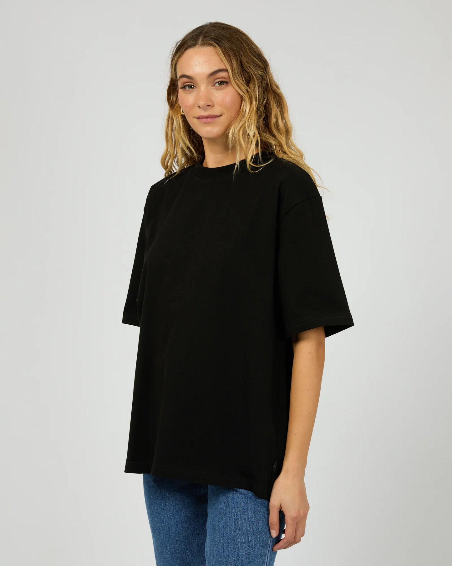 SILENT THEORY CORE OVERSIZED TEE BLACK