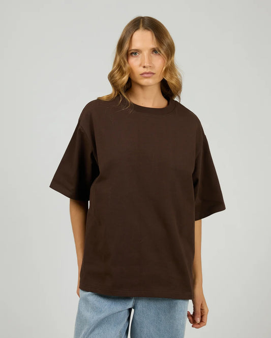 Silent Theory Core Oversized Tee | Chocolate