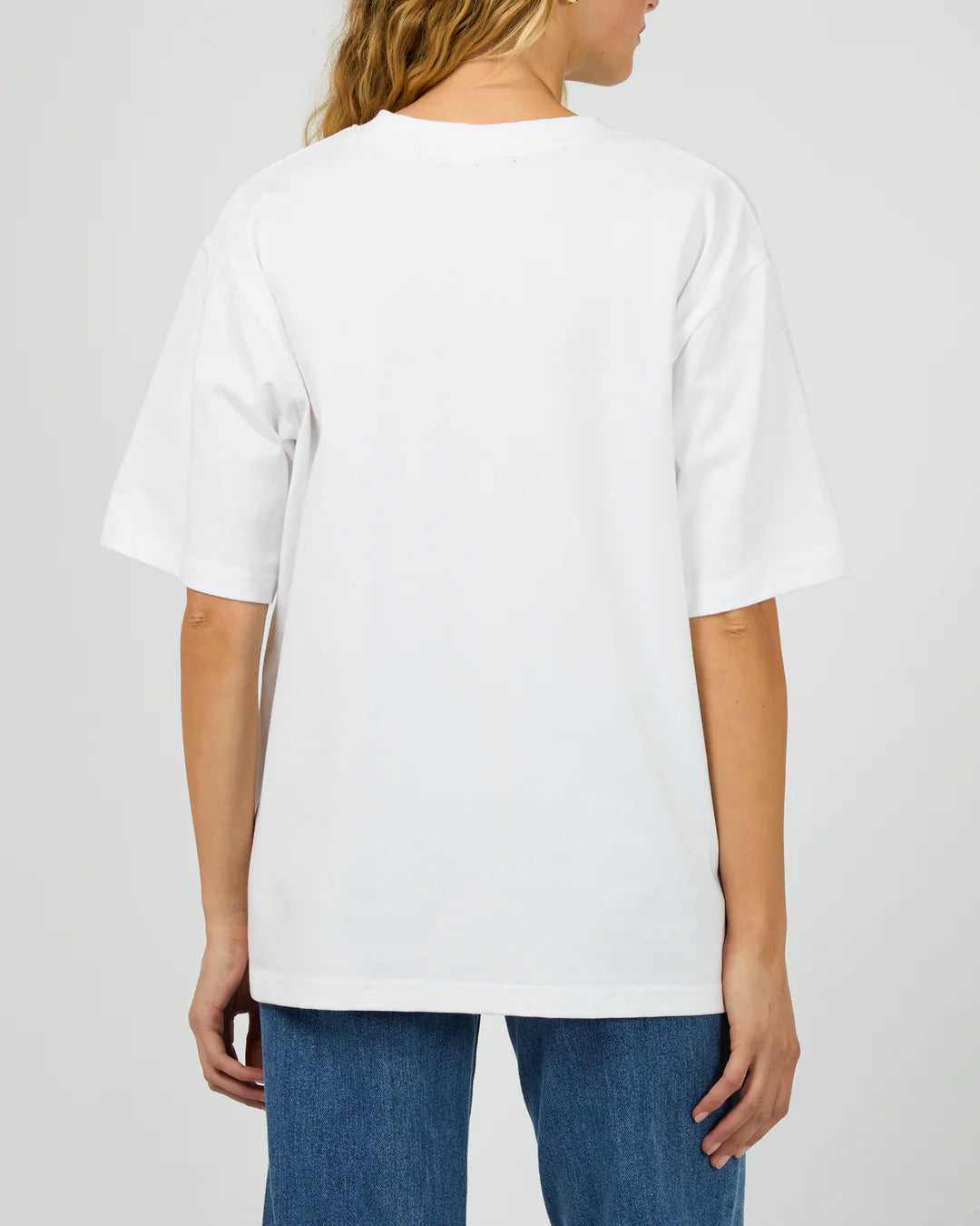 SILENT THEORY CORE OVERSIZED TEE WHITE