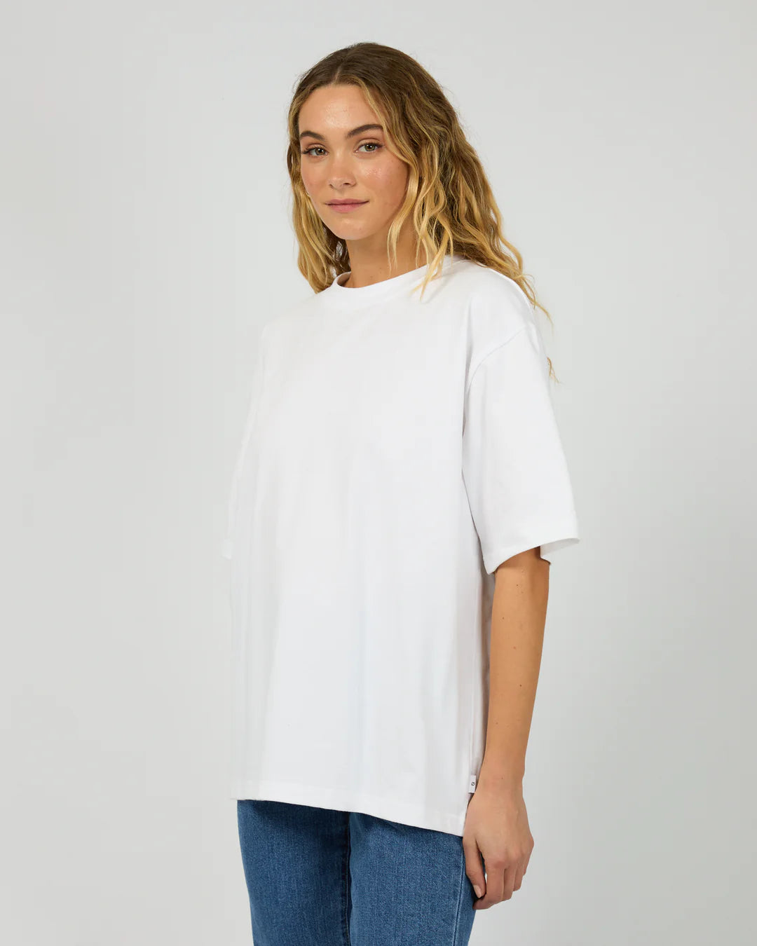 SILENT THEORY CORE OVERSIZED TEE WHITE