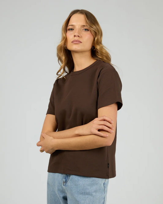 Silent Theory Regular Tee Chocolate