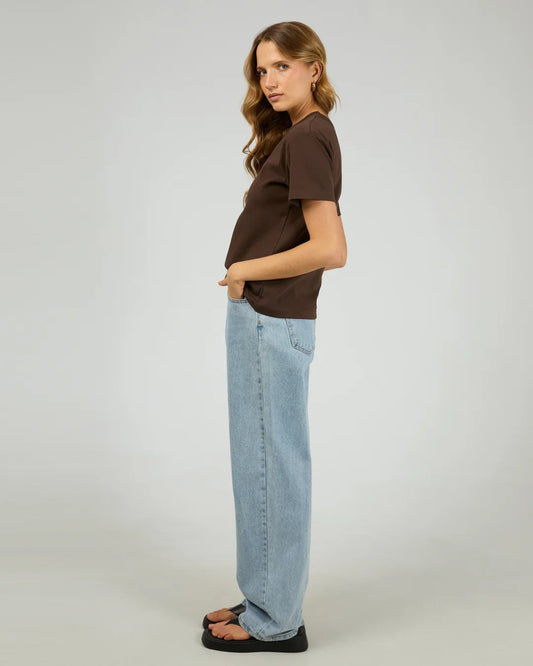 Silent Theory Core Oversized Tee | Chocolate