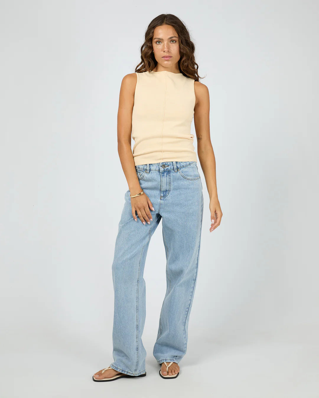 Silent Theory Ellis Tank Top Butter