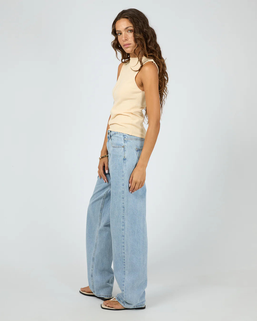 Silent Theory Ellis Tank Top Butter