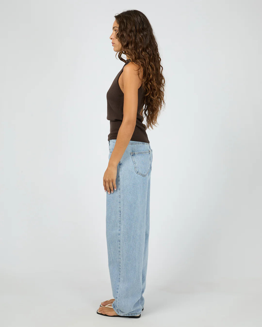 Silent Theory Ellis Tank Top Chocolate