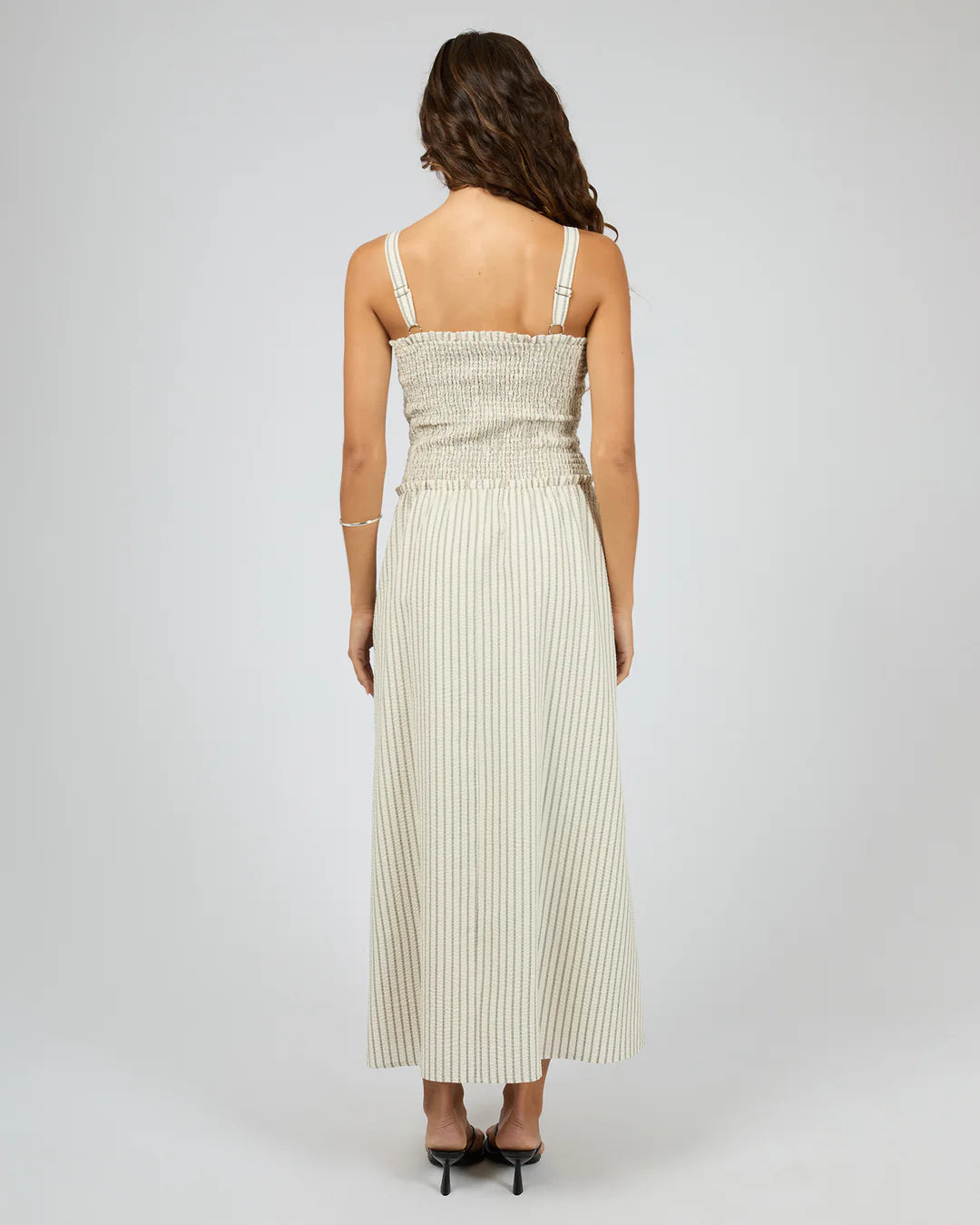 Silent Theory Daybreak Maxi Dress Vintage White