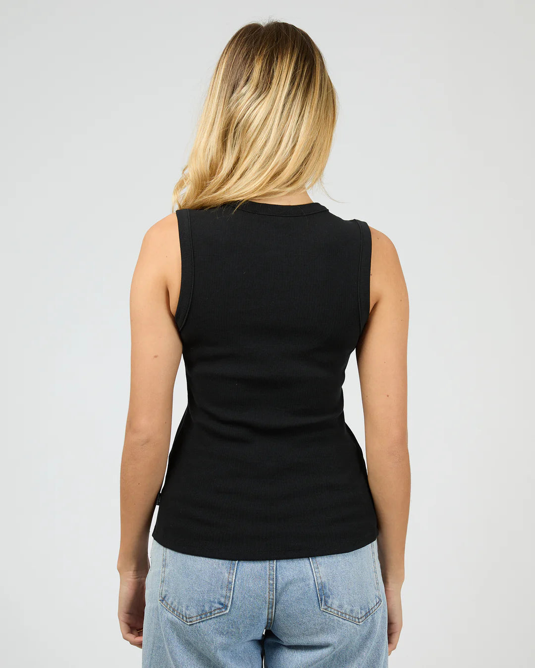 Silent Theory Button Up Tank Black