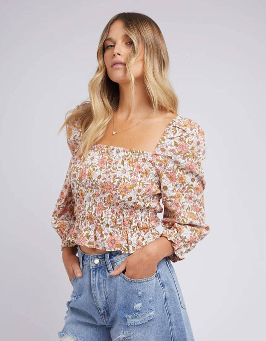 ALL ABOUT EVE MAISIE FLORAL TOP