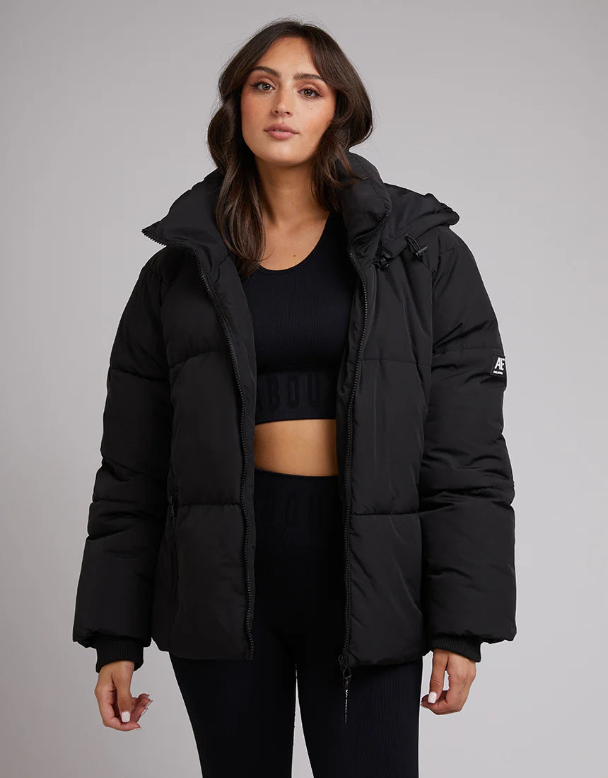 ALL ABOUT EVE REMI LUXE PUFFER BLACK