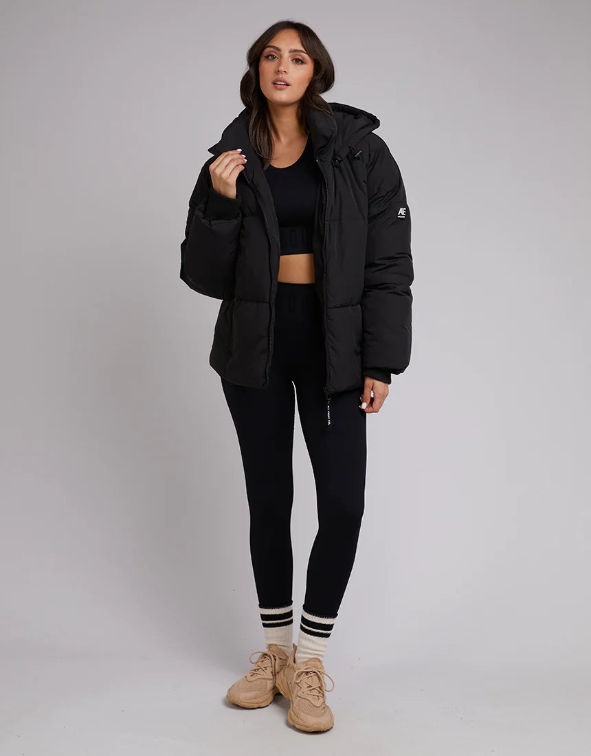 ALL ABOUT EVE REMI LUXE PUFFER BLACK