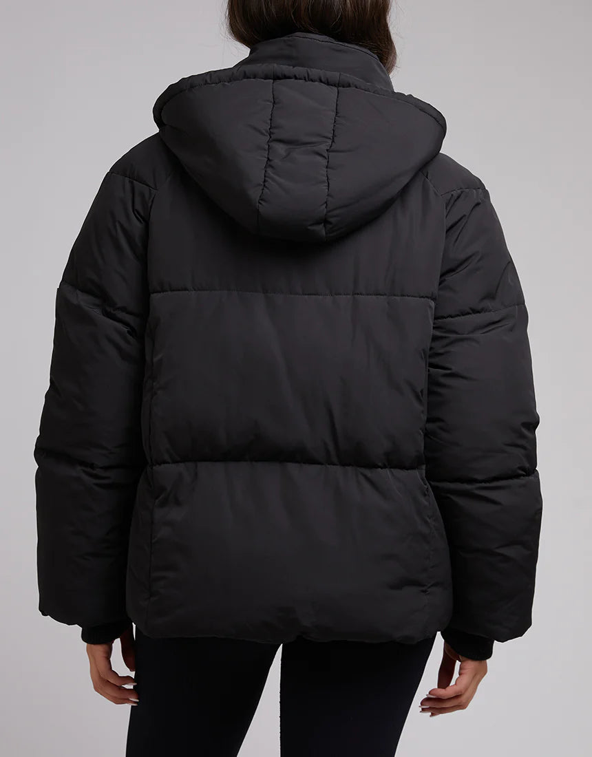 ALL ABOUT EVE REMI LUXE PUFFER BLACK