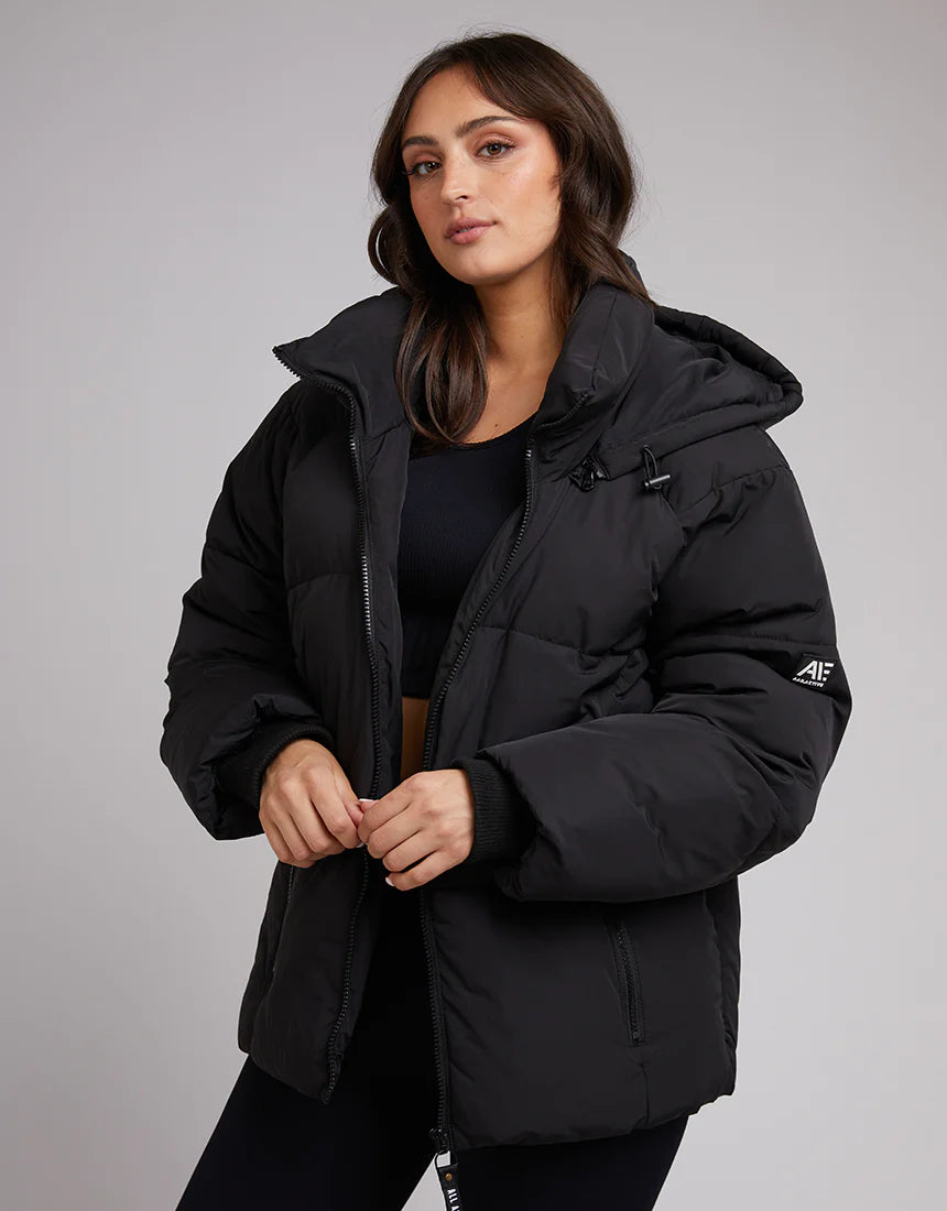 ALL ABOUT EVE REMI LUXE PUFFER BLACK