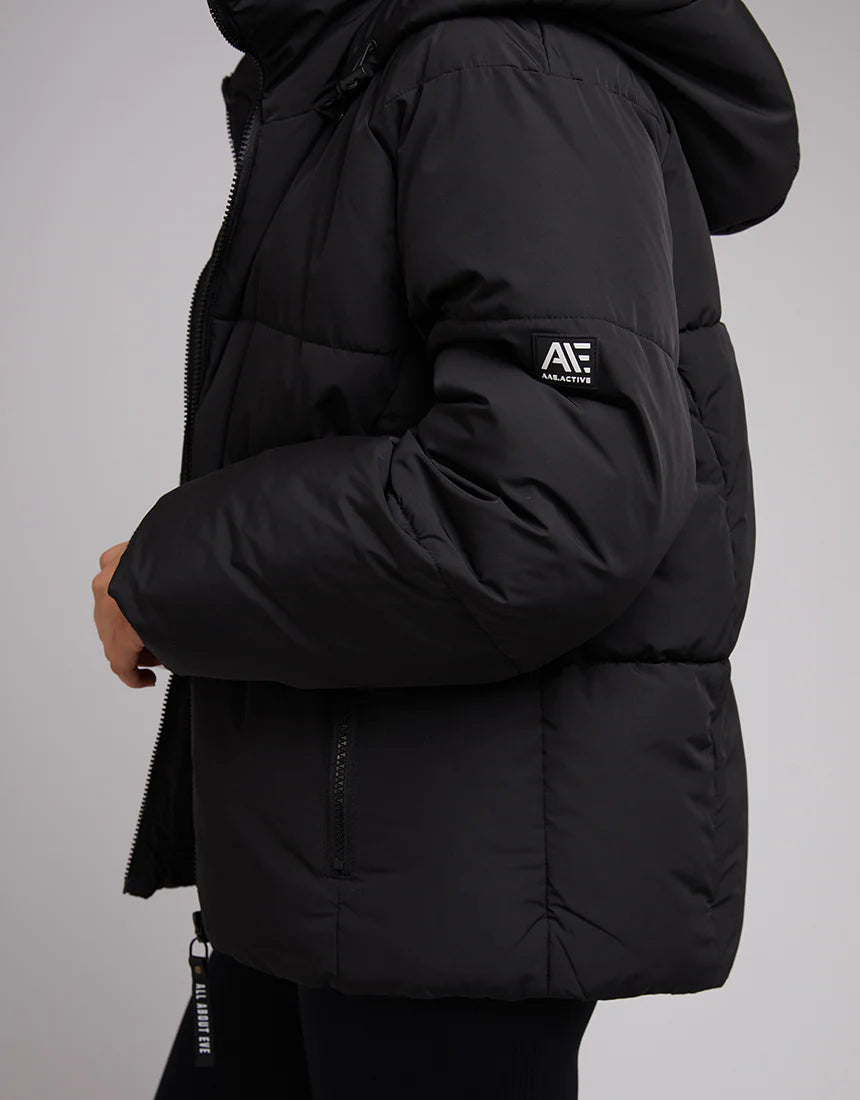 ALL ABOUT EVE REMI LUXE PUFFER BLACK