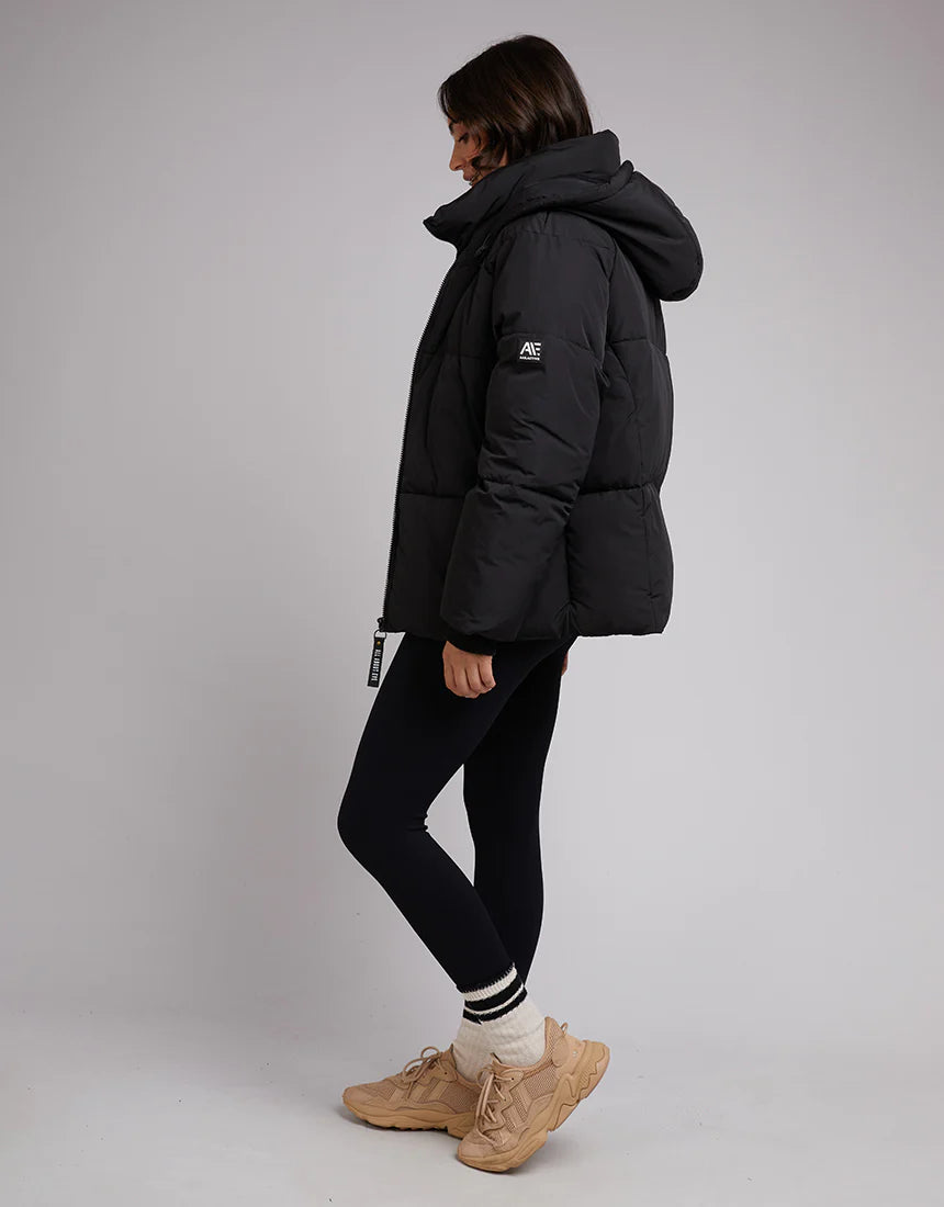 ALL ABOUT EVE REMI LUXE PUFFER BLACK