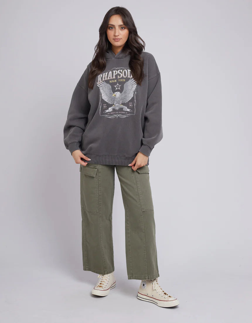 ALL ABOUT EVE MAGIC HOODY CHARCOAL