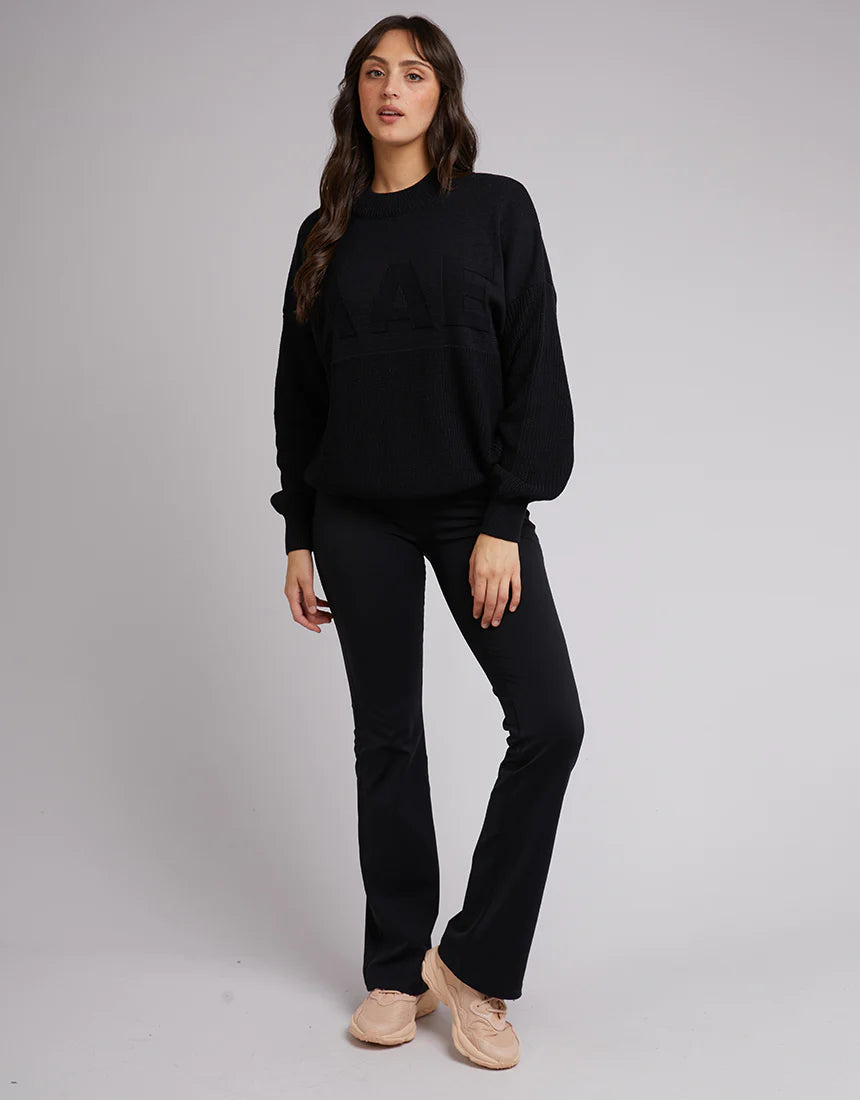 ALL ABOUT EVE JORDAN SPORTS KNIT BLACK