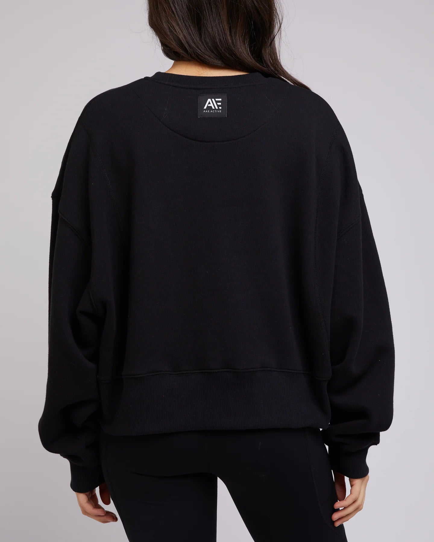 ALL ABOUT EVE ACTIVE TONAL SWEATER BLACK