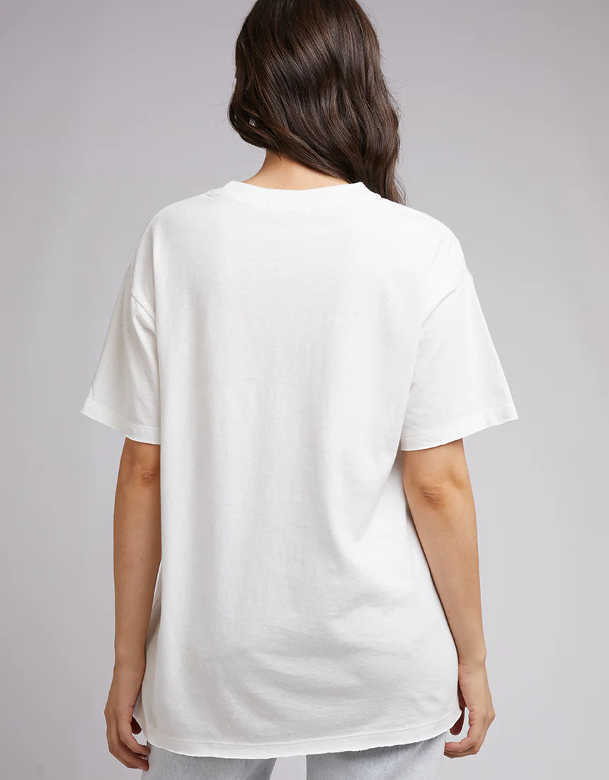 ALL ABOUT EVE EXISTENCE TEE VINTAGE WHITE