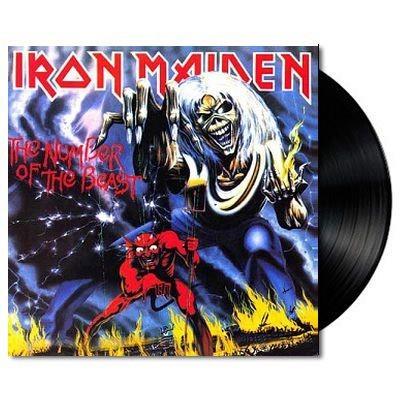 IRON MAIDEN THE NUMBER OF THE BEAST LP
