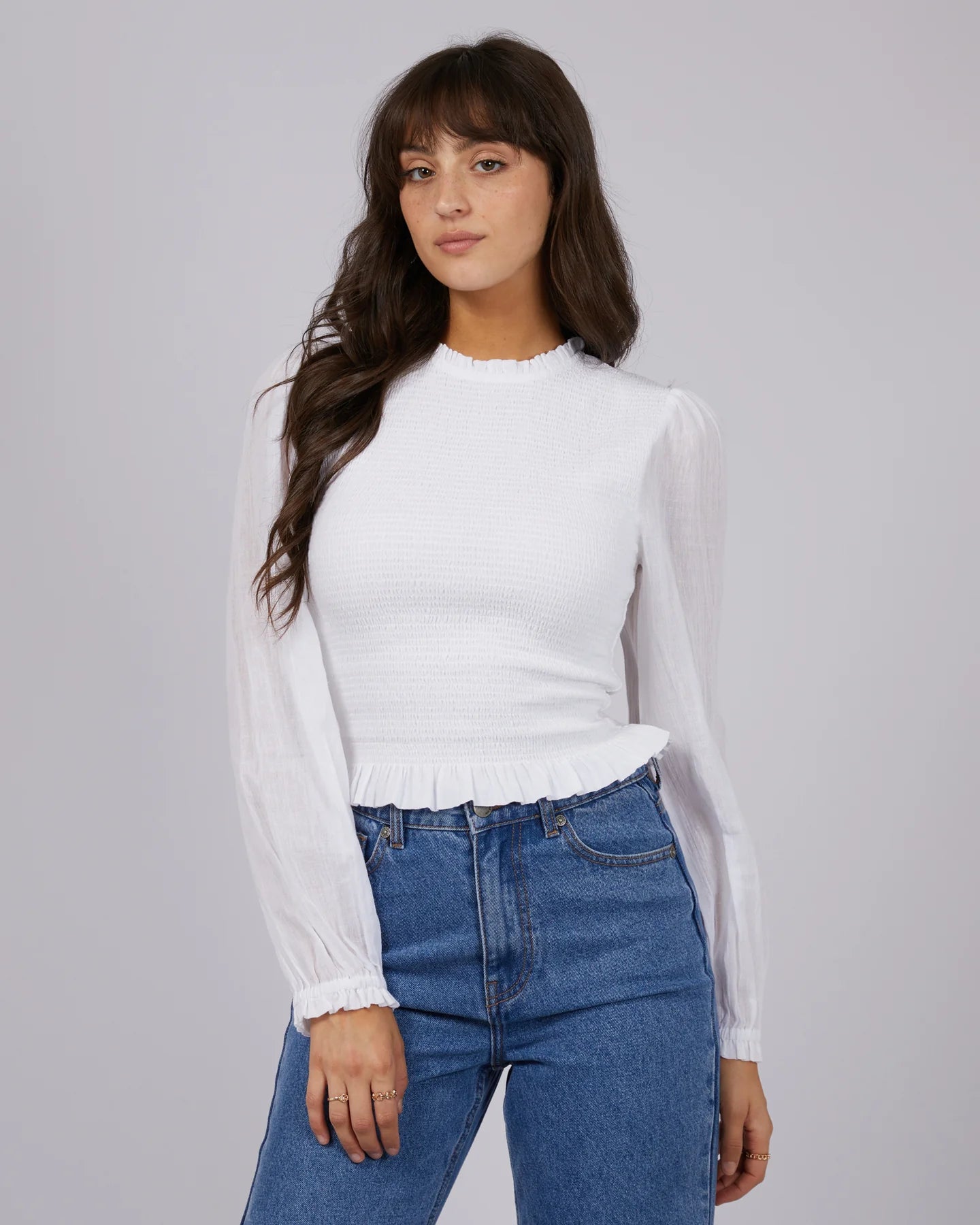 ALL ABOUT EVE AUDRINA TOP WHITE