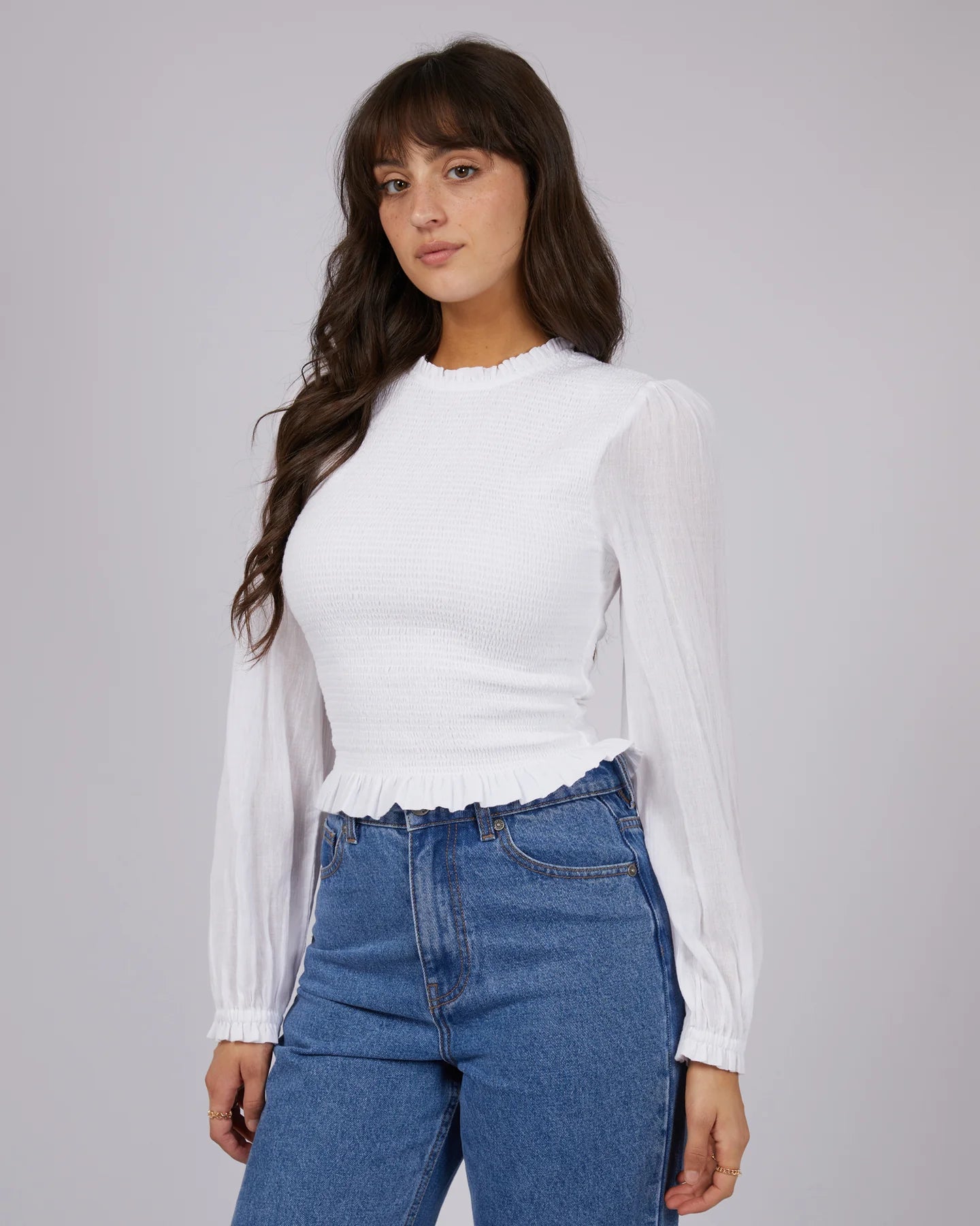 ALL ABOUT EVE AUDRINA TOP WHITE