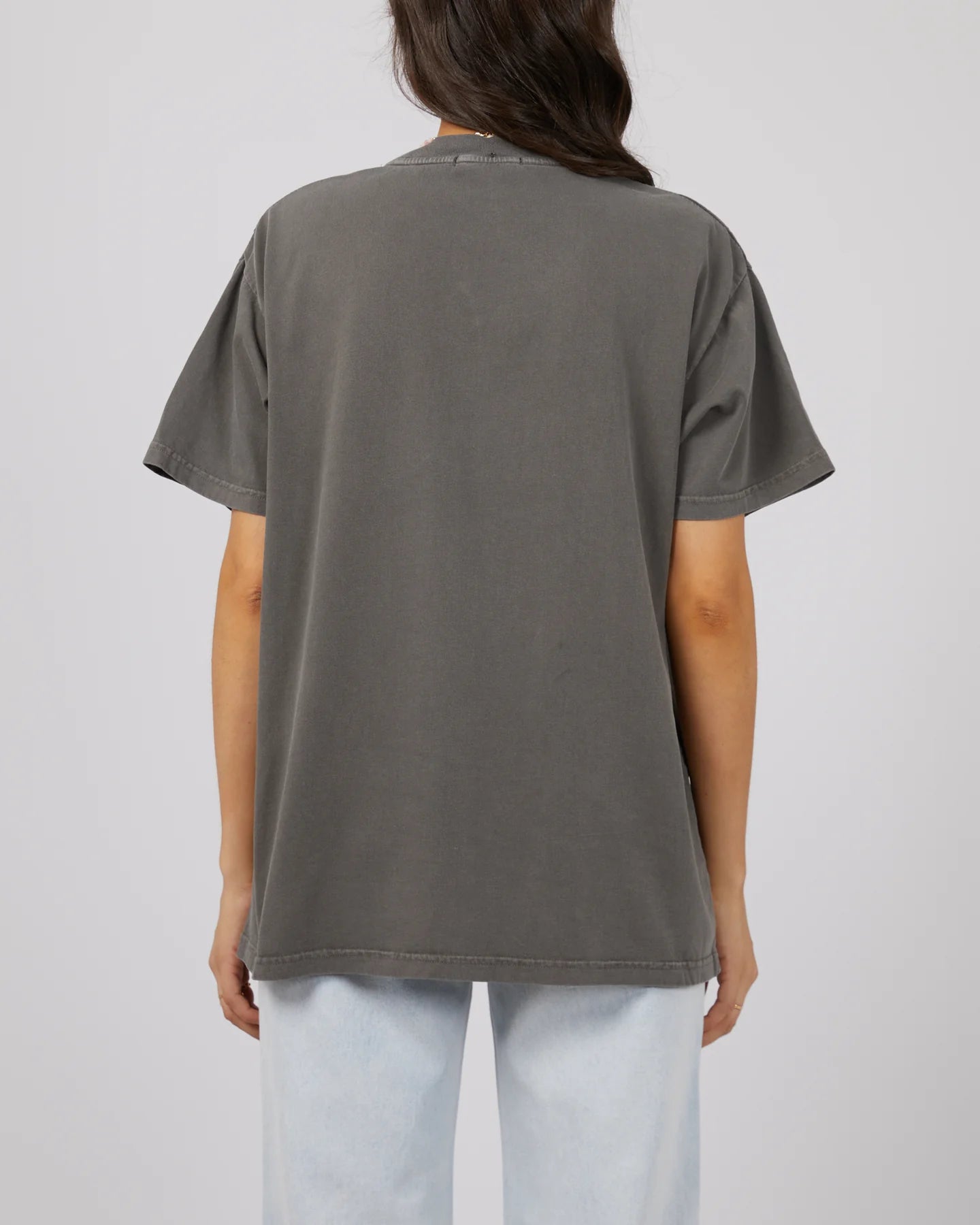 ALL ABOUT EVE SKY DANCE OVERSIZED TEE CHARCOAL