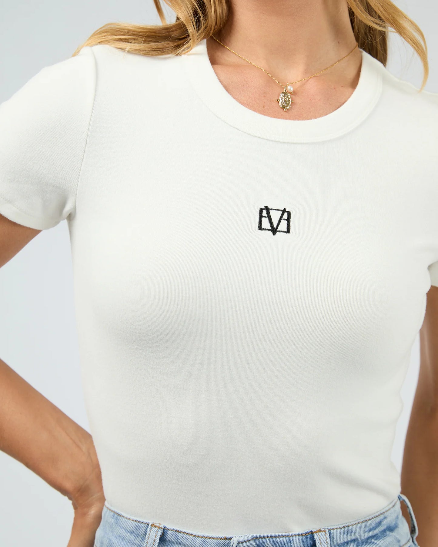 ALL ABOUT EVE ICON TEE WHITE