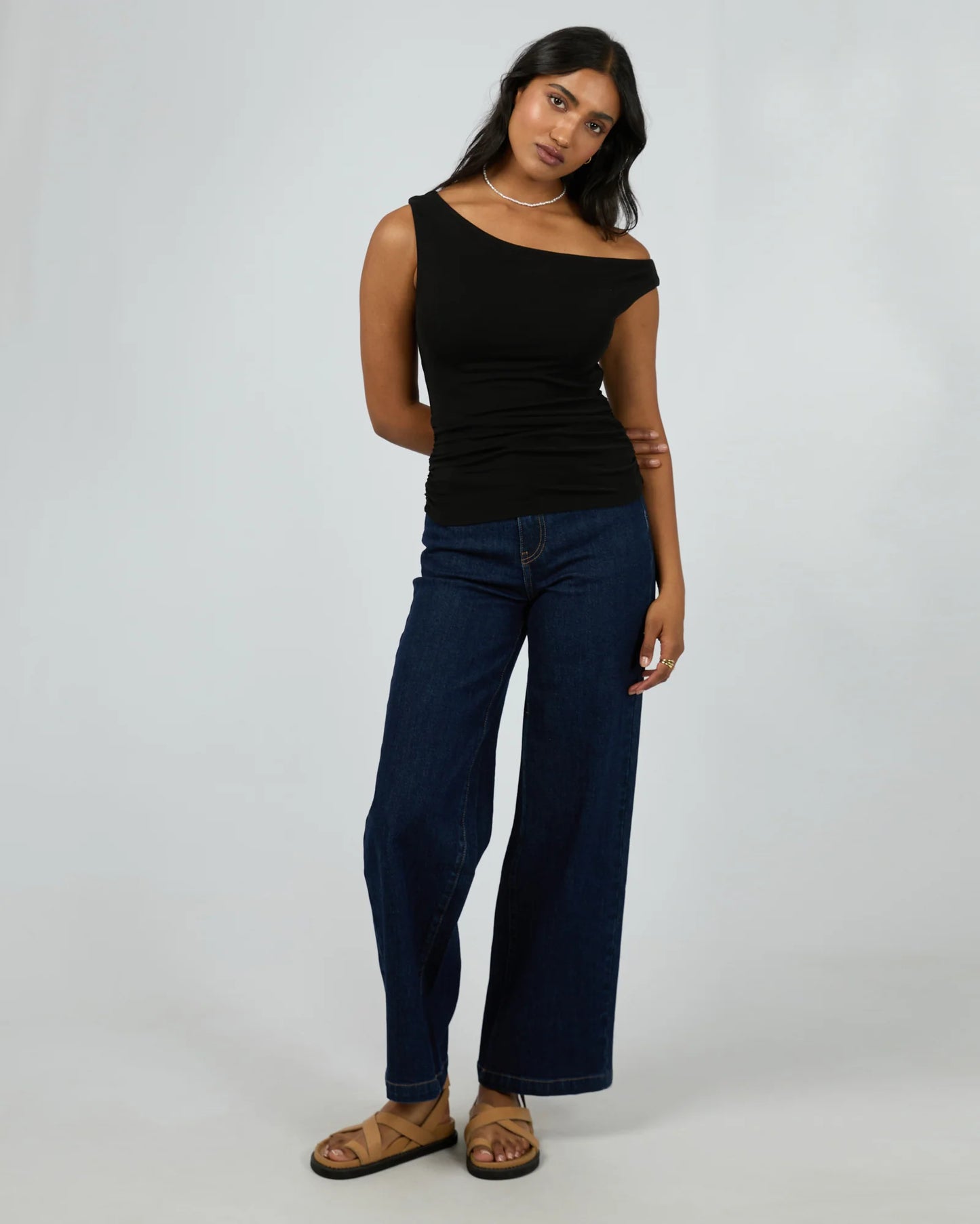 ALL ABOUT EVE KYLIE OFF THE SHOULDER BLACK