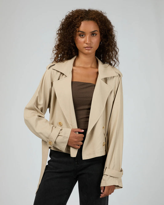 ALL ABOUT EVE TOLEDO CROP TRENCH BONE