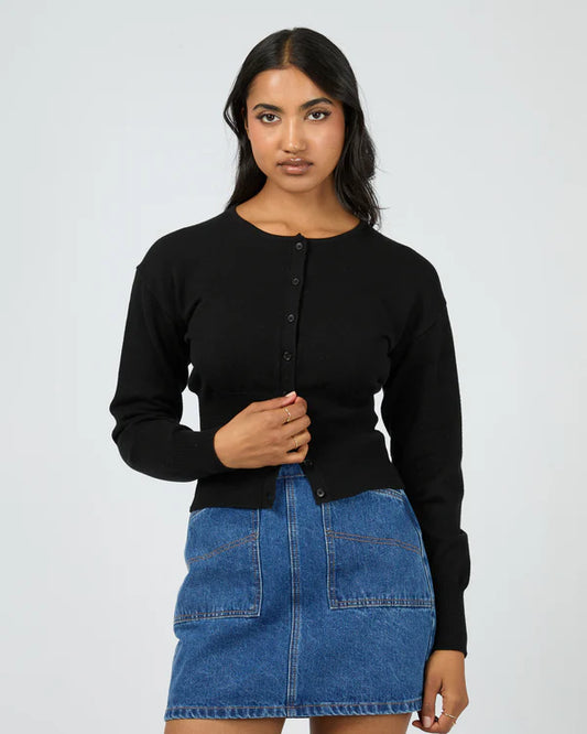ALL ABOUT EVE PATRICIA CARDIGAN BLACK