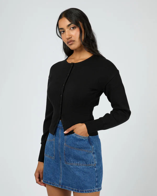 ALL ABOUT EVE PATRICIA CARDIGAN BLACK