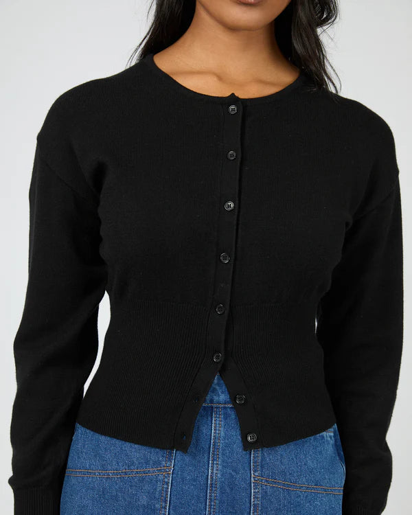 ALL ABOUT EVE PATRICIA CARDIGAN BLACK