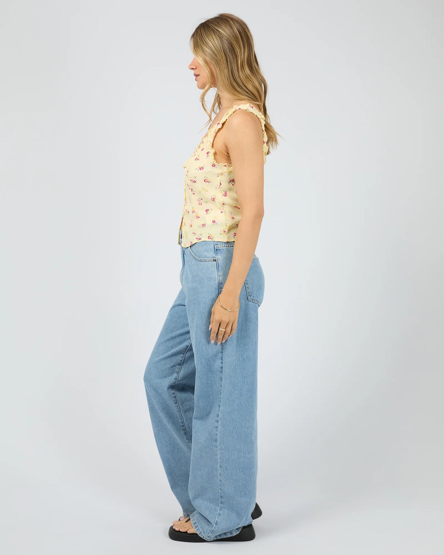 ALL ABOUT EVE BIRDIE TOP PRINT