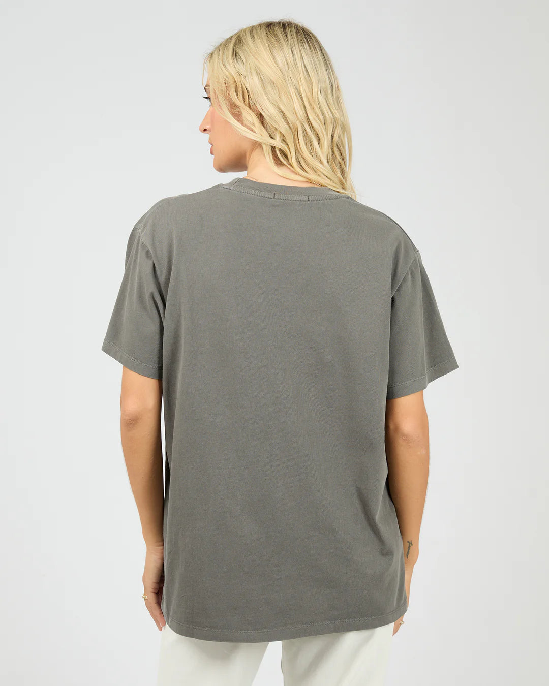 ALL ABOUT EVE PALERMO RELAXED TEE CHARCOAL