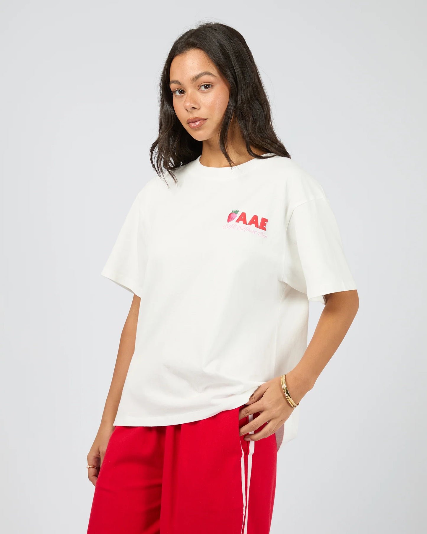 All About Eve Throwback Relaxed Tee | Vintage White