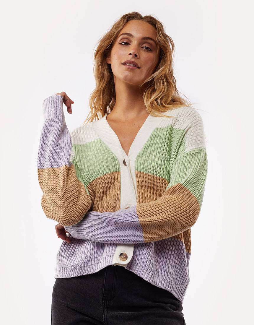 ALL ABOUT EVE MULTI KNITTED CREW
