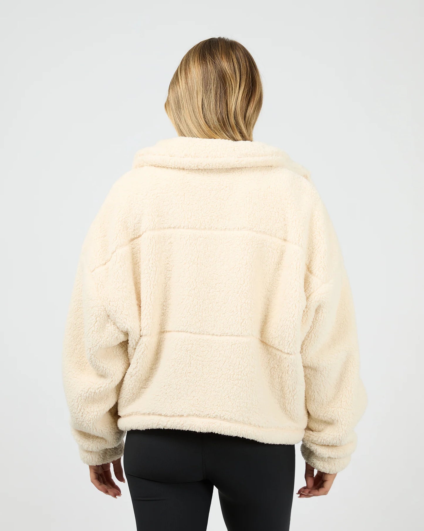 All About Eve Active Cosy Club Teddy Jacket | Vanilla