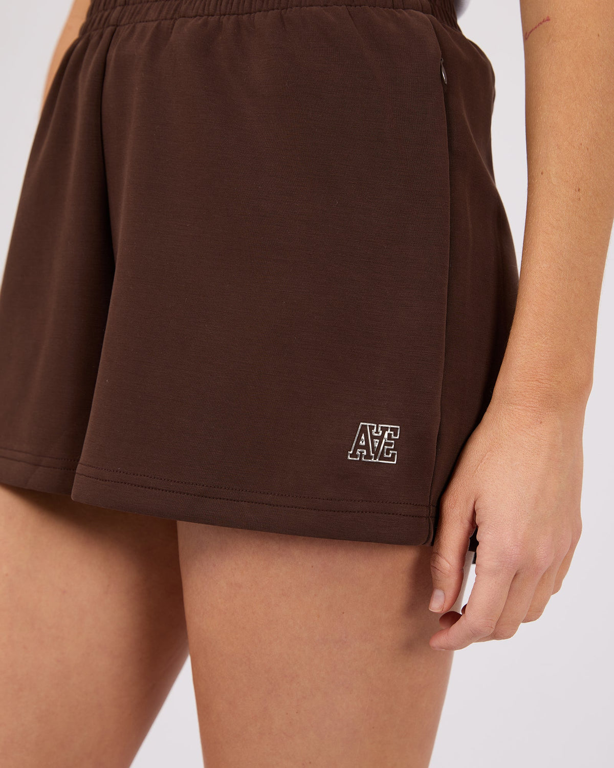 All About Eve Luxe Active Track Short | Brown