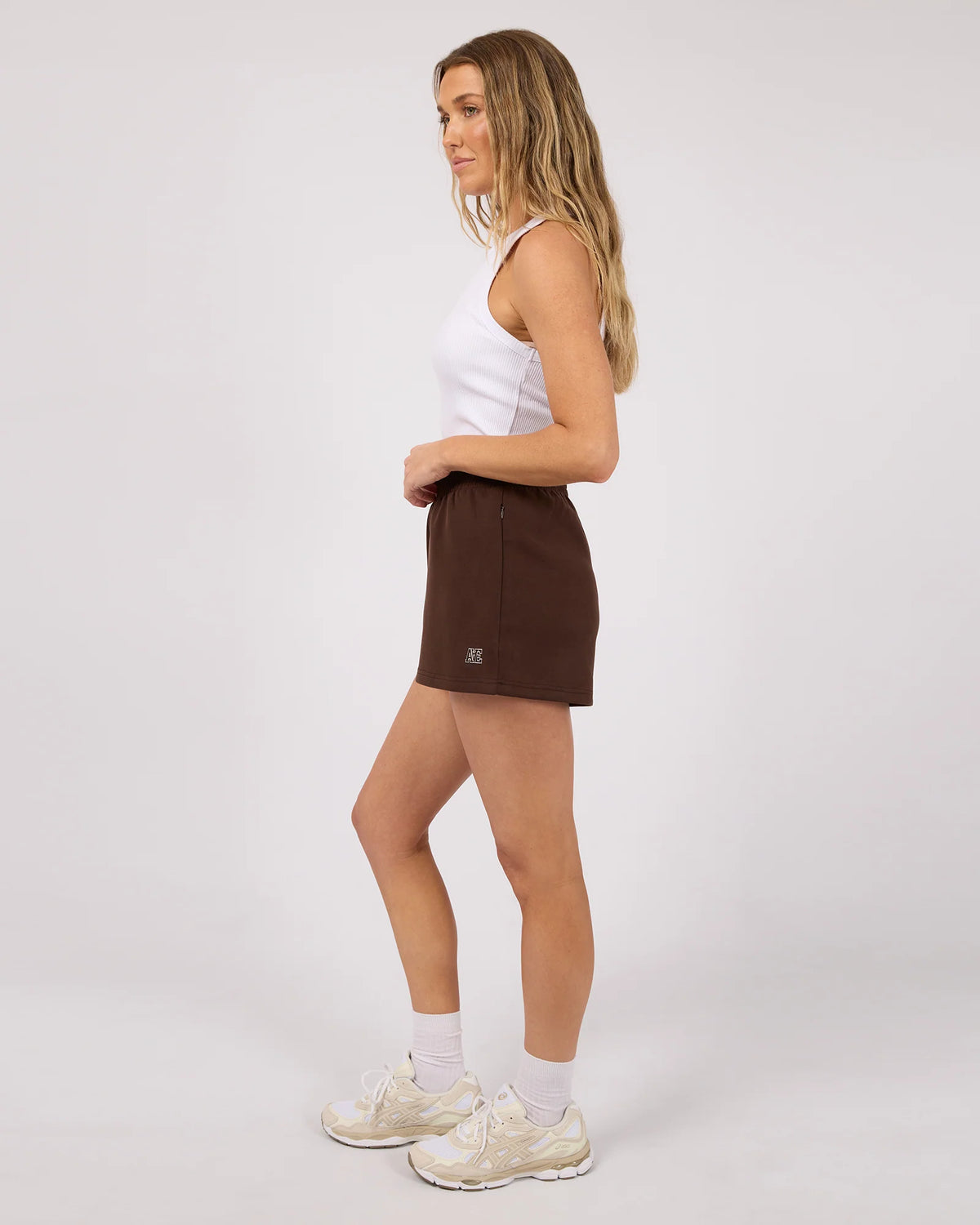 All About Eve Luxe Active Track Short | Brown