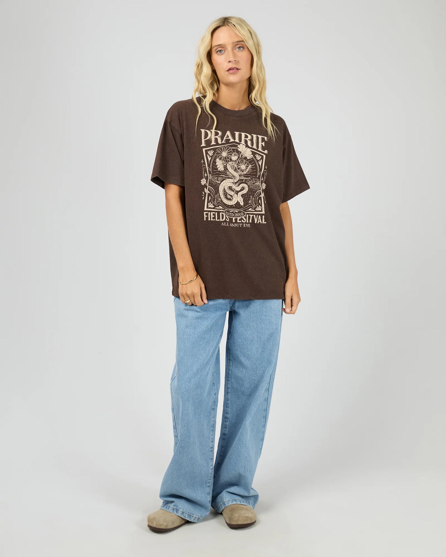 All About Eve Prairie Relaxed Tee | Brown