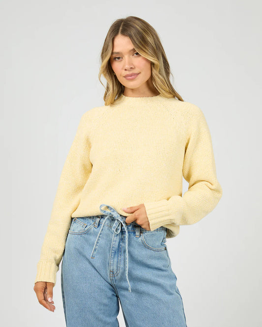 All About Eve Talullah Crew Knit | Yellow