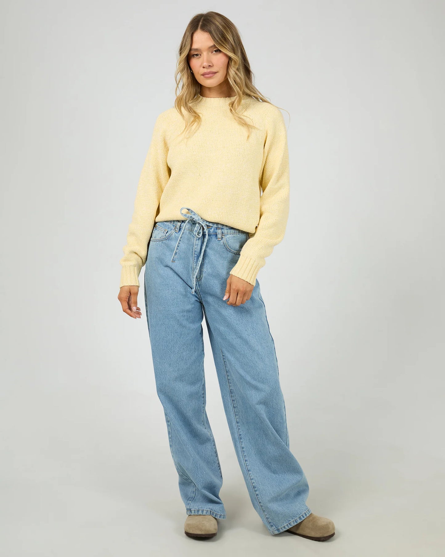 All About Eve Talullah Crew Knit | Yellow