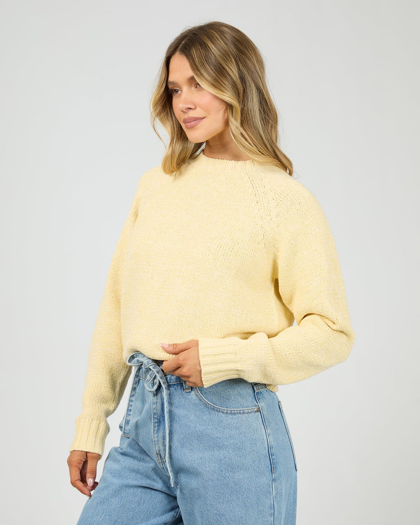 All About Eve Talullah Crew Knit | Yellow