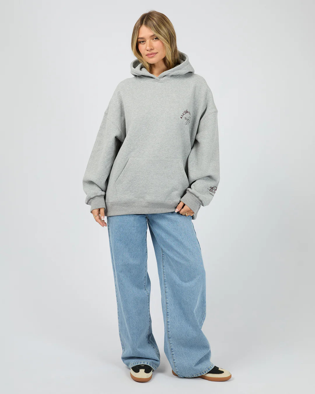 All About Eve Vino Relaxed Hoodie | Grey Marle