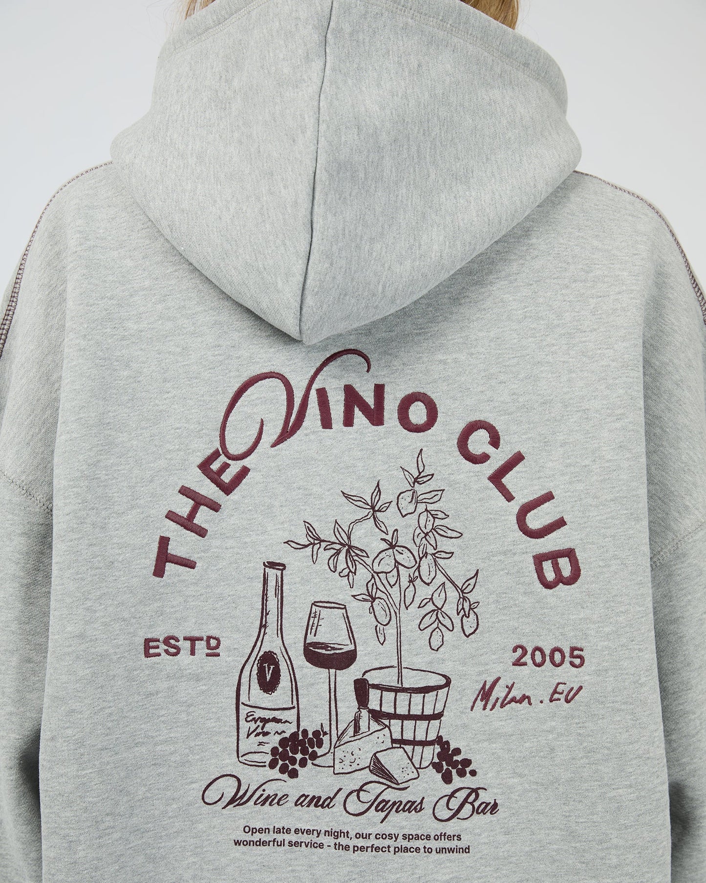 All About Eve Vino Relaxed Hoodie | Grey Marle
