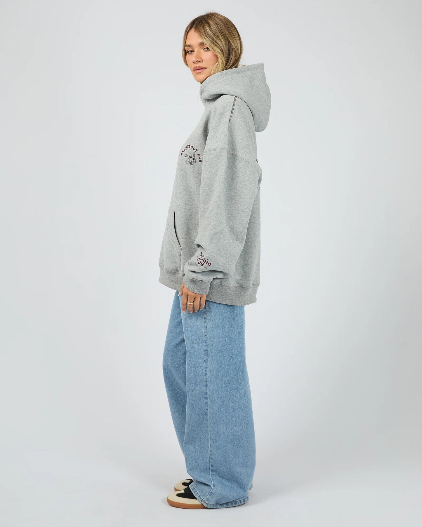 All About Eve Vino Relaxed Hoodie | Grey Marle