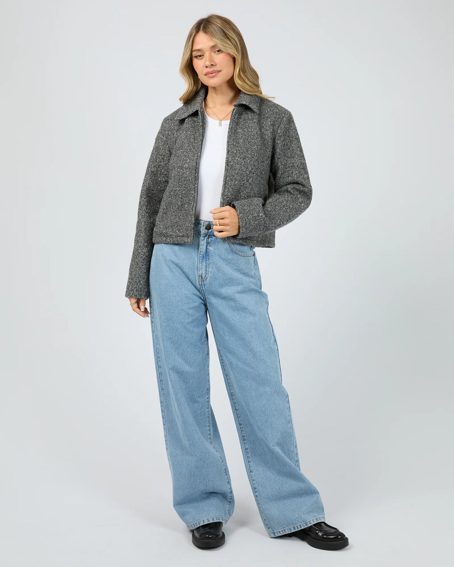 All About Eve Ariana Jacket | Grey Marle